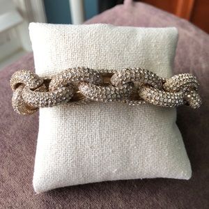 J. Crew Crystal Link Bracelet